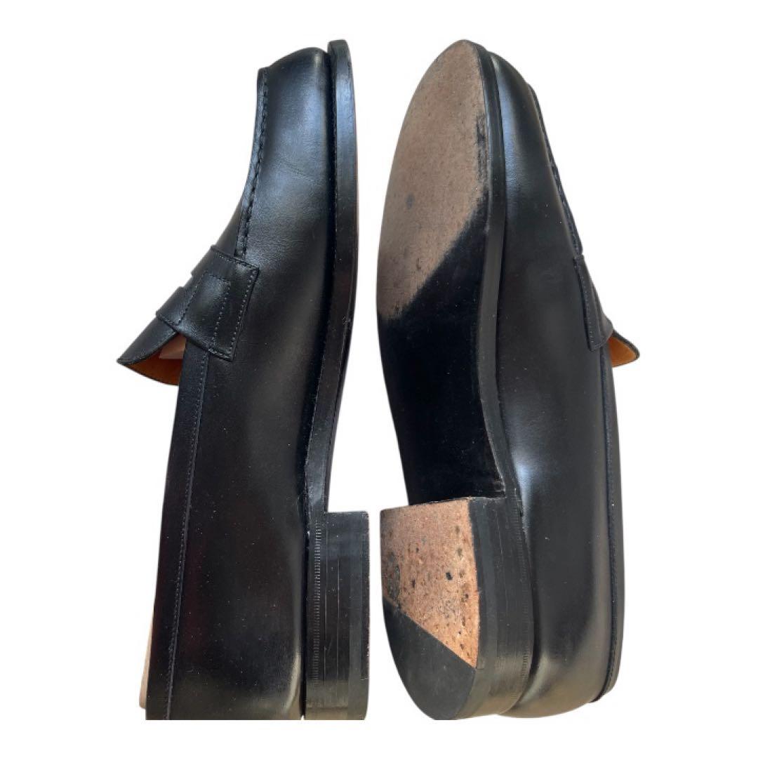 美品 JM WESTON 180 ローファー 6C 純正シューツリー付 ブラック