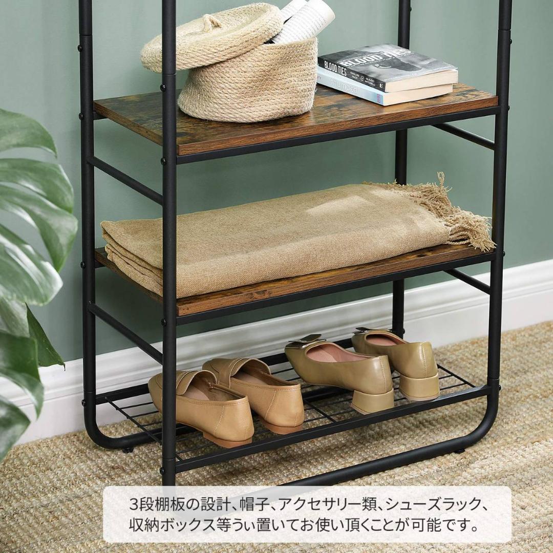 スリムスタイル ハンガーラック 高い耐久性 簡単組み立て