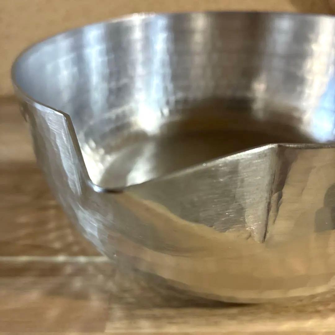 京都鍛金工房WESTSIDE33雪平鍋アルミ　片口&取り分けスプーン茂作　未使用