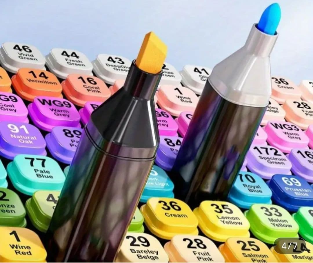 262色 マーカーセット ブラシ・チゼルペン先 バラ承ります