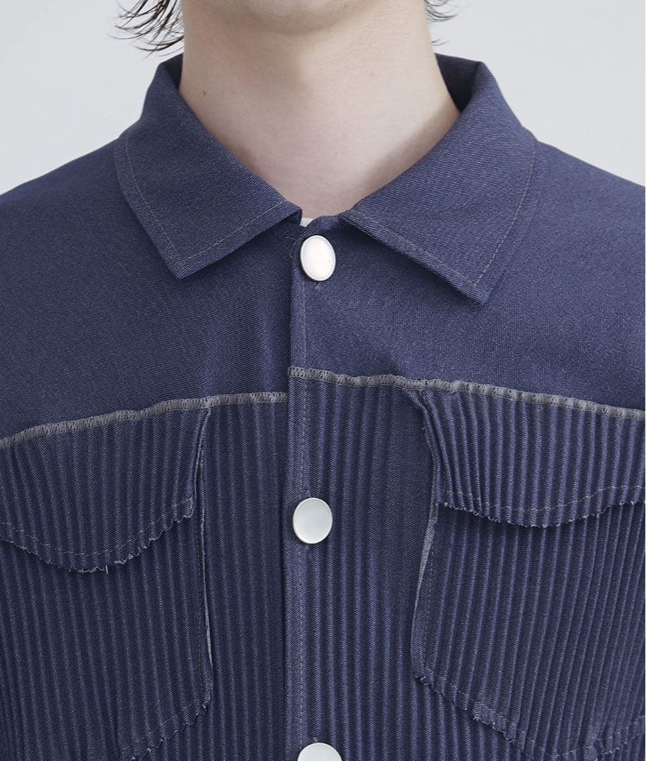 コトハヨコザワ　STUDIOUS別注 PLEAT SHIRT JACKET 希少