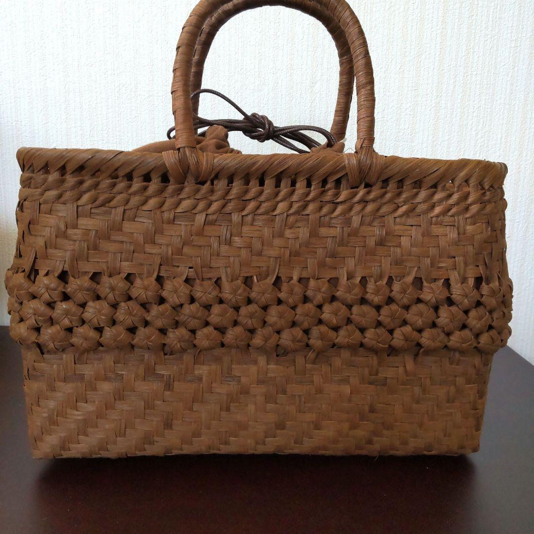 ✨国産やまぶどうかごバッグ 未使用