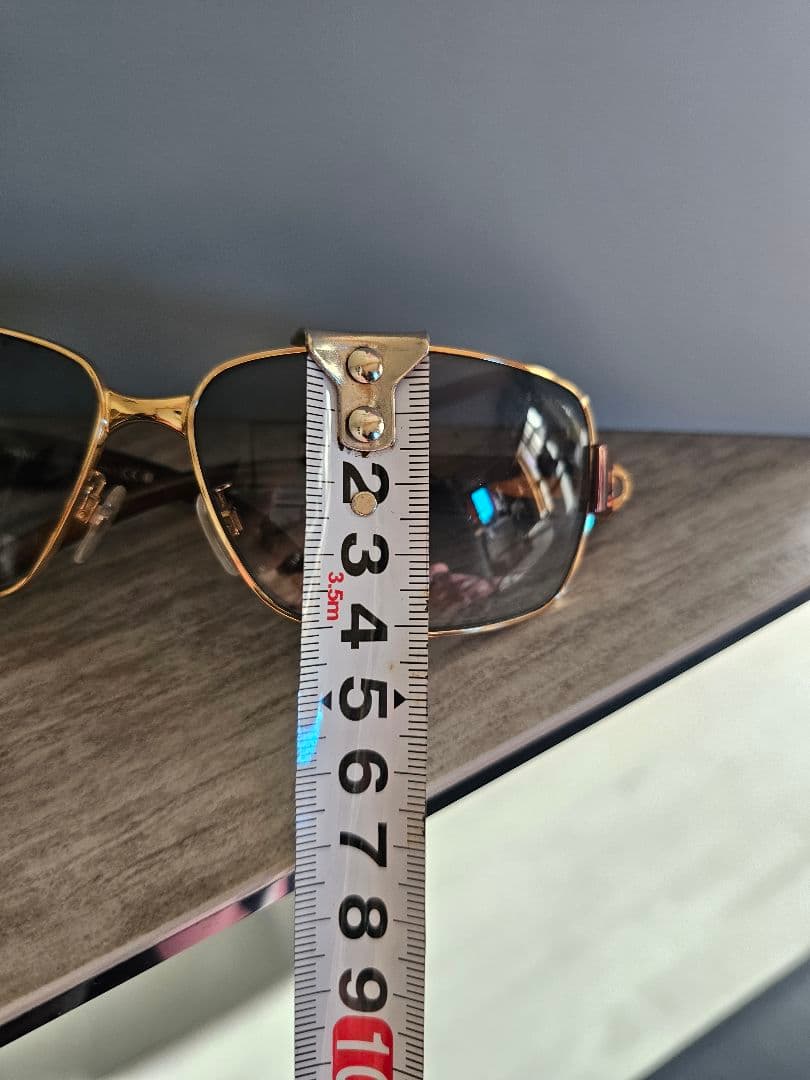 た*や様 CHANEL ゴールドロゴ ブラウンサングラス