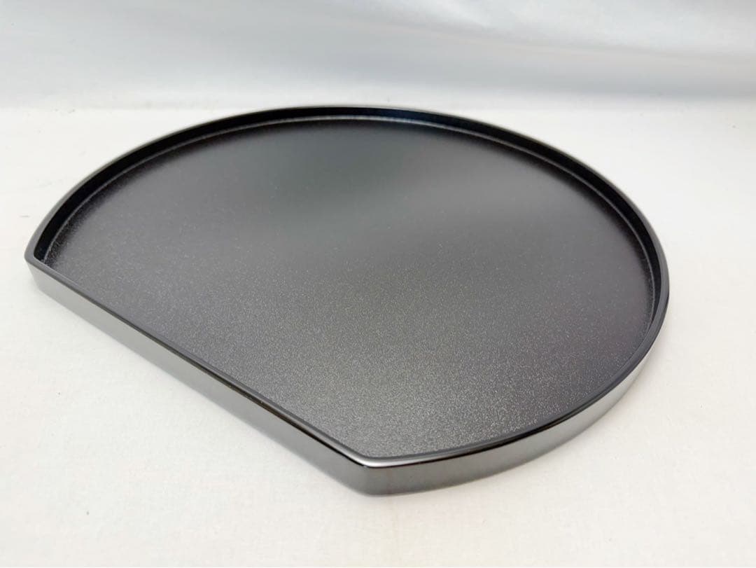 未使用 懐石道具 伝統工芸師 哲斎作 輪島塗 天然木製 半月膳 5客揃 紙箱