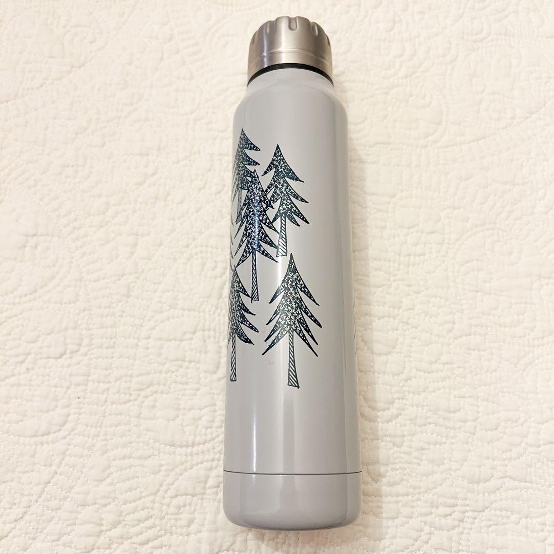 61 未使用 ミナペルホネン サーモマグ 水筒 land theater グレー