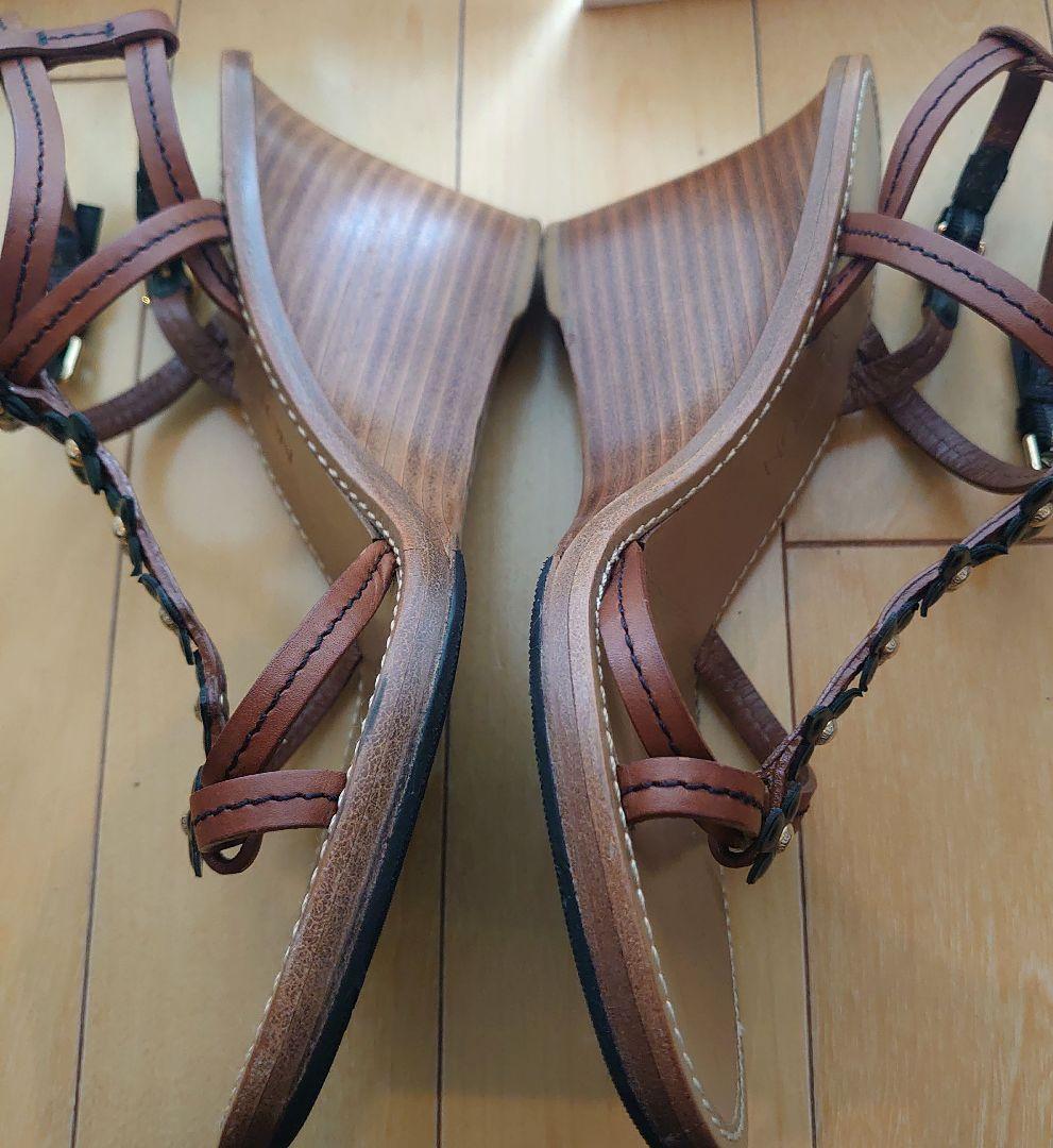 ルイ・ヴィトン　モノグラムフラワーサンダル　23cm　美品