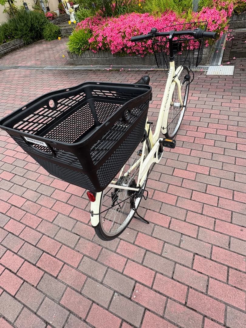 前後籠付きオートライト変速付軽快車 (27㌅)お引取りでも？配達でも？可能です。