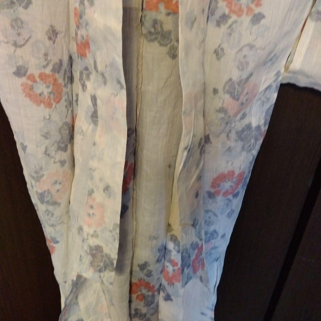 越後上布　小千谷ちぢみ　本麻　着物　着用可　リメイク　素材