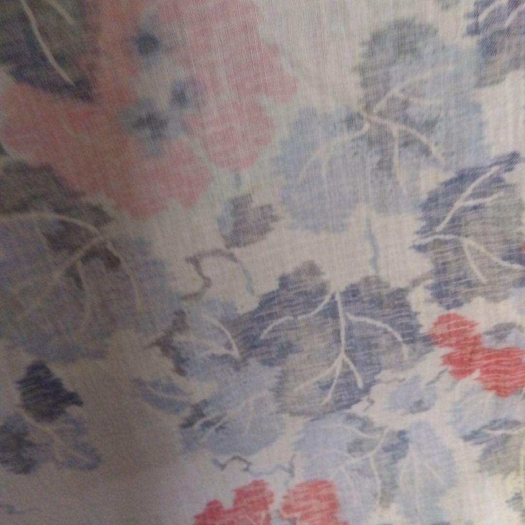 越後上布　小千谷ちぢみ　本麻　着物　着用可　リメイク　素材