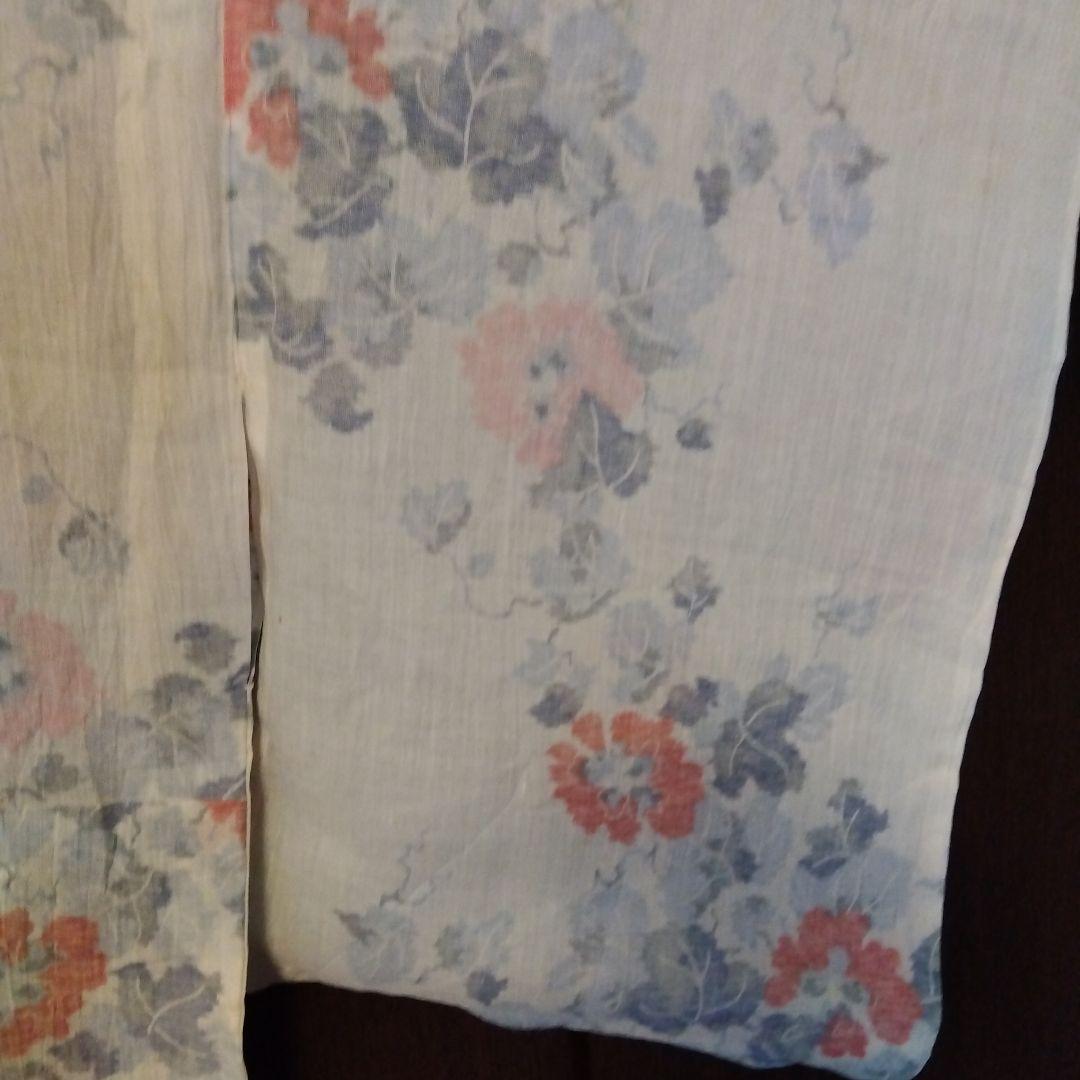 越後上布　小千谷ちぢみ　本麻　着物　着用可　リメイク　素材