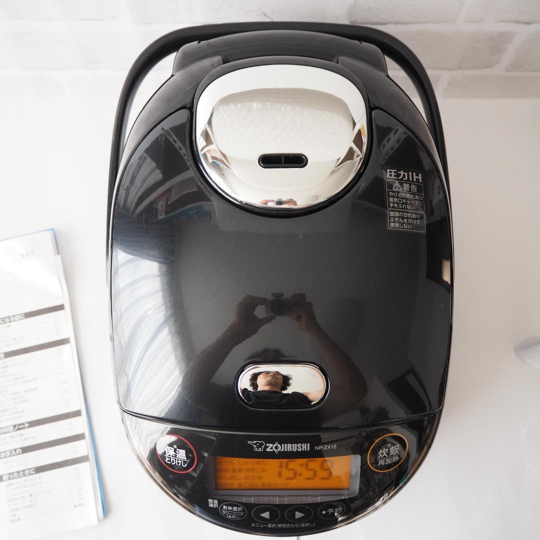 ⭐️新品未使用⭐️象印　１升炊き　炊飯器ジャー　圧力ＩＨ　新米　NP-ZX18