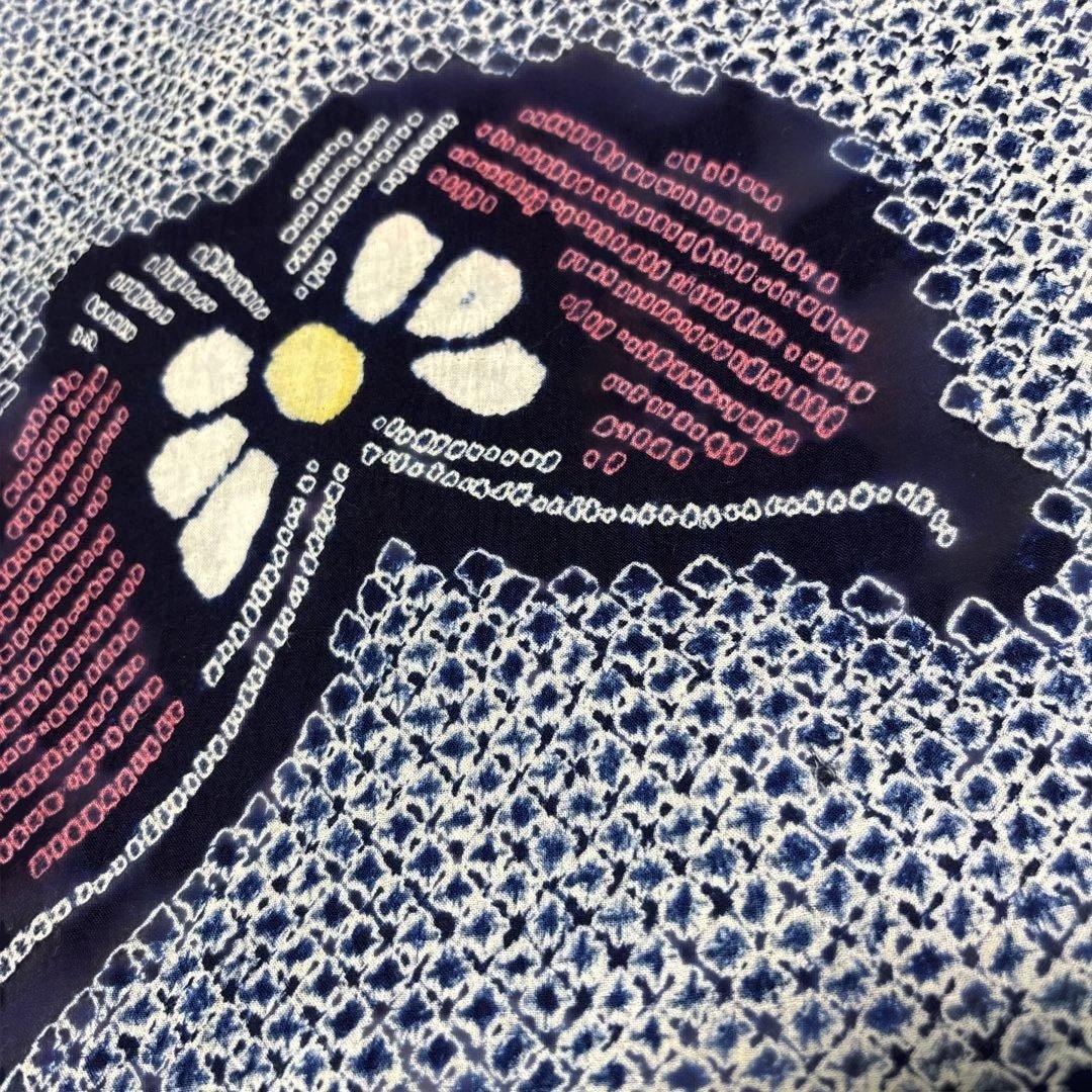 夏期限定出品　有松絞り　反物　蝶々　浴衣　タグつき