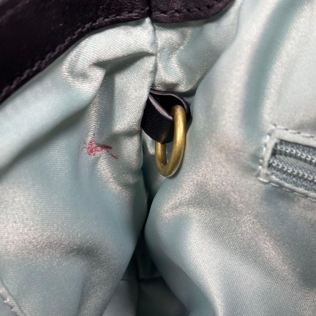 コーチ ソーホー ワンショルダーバッグ レザー 黒　ターンロック 保存袋