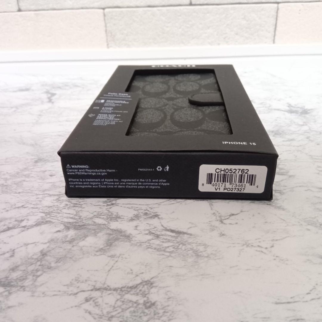 【新品未使用】COACH iPhone 15 手帳型 フィリオケース Filio