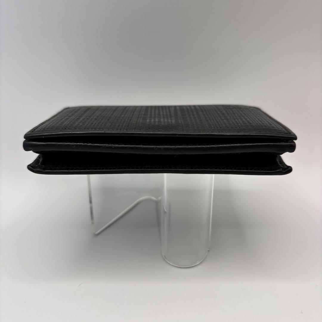 LOEWE カードケース　名刺入れ　ブラック　リネン　アナグラム　名刺ホルダー