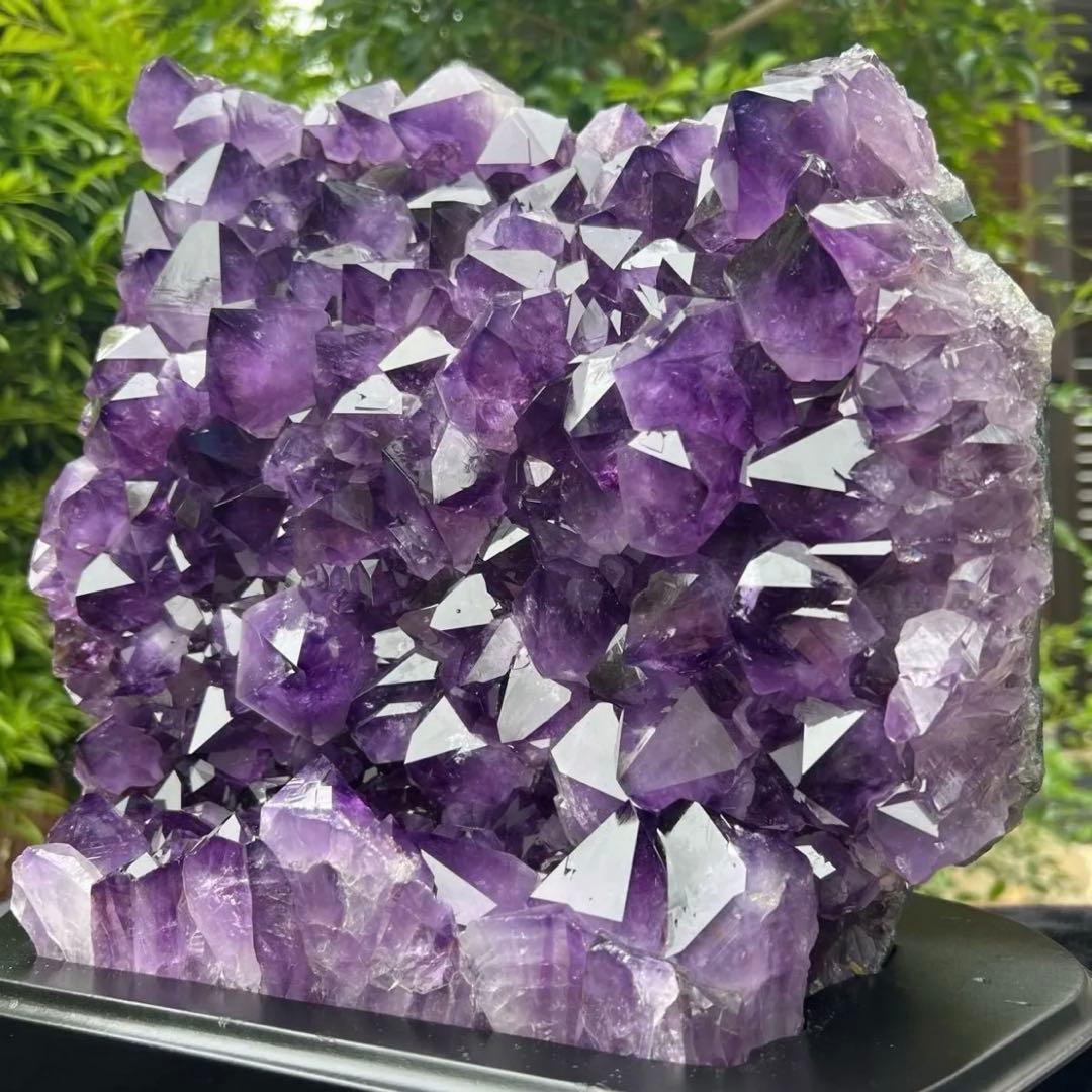 ✳️専用☆極上の発色放つ☆絢爛華麗なる極大美濃紫結晶☆アメジストクラスター 天然石