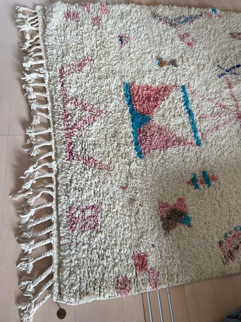 モロッコラグ　ヴィンテージ　約175×135cm