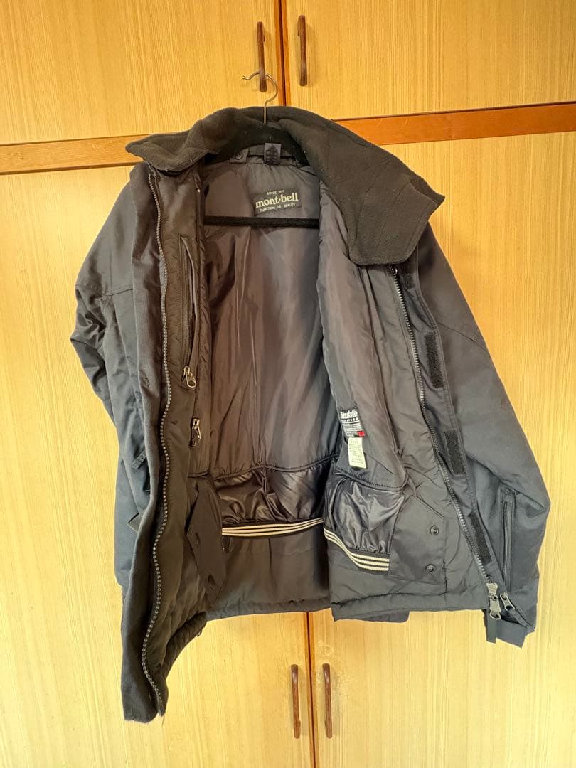 モンベル　ランドクルーザージャケット・パンツ Mサイズ 黒色