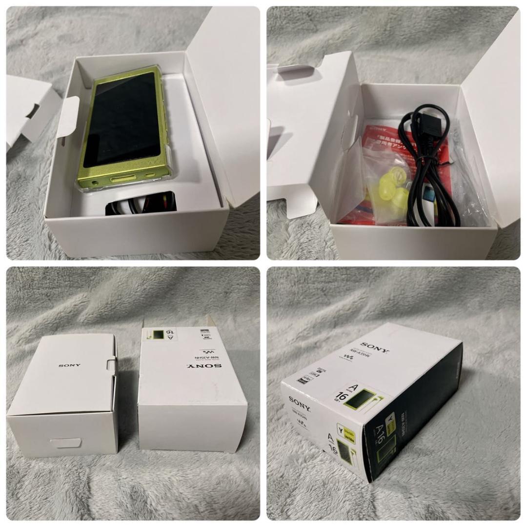 SONY ウォークマン NW-A35HN ライムイエロー 16GB ハイレゾ対応