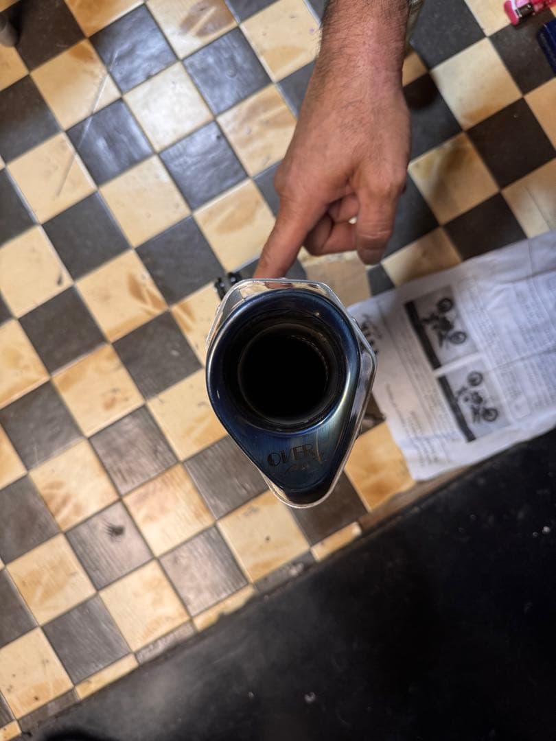 OVER TT-Formula RS フルチタン アップTYPE グロム