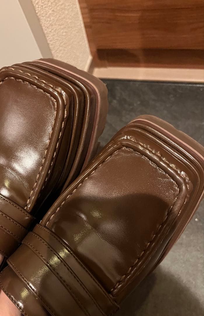 ダーリッチ プラットフォームローファー Lサイズ