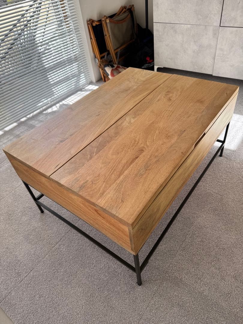 West Elm コーヒーテーブル　リフトトップ式
