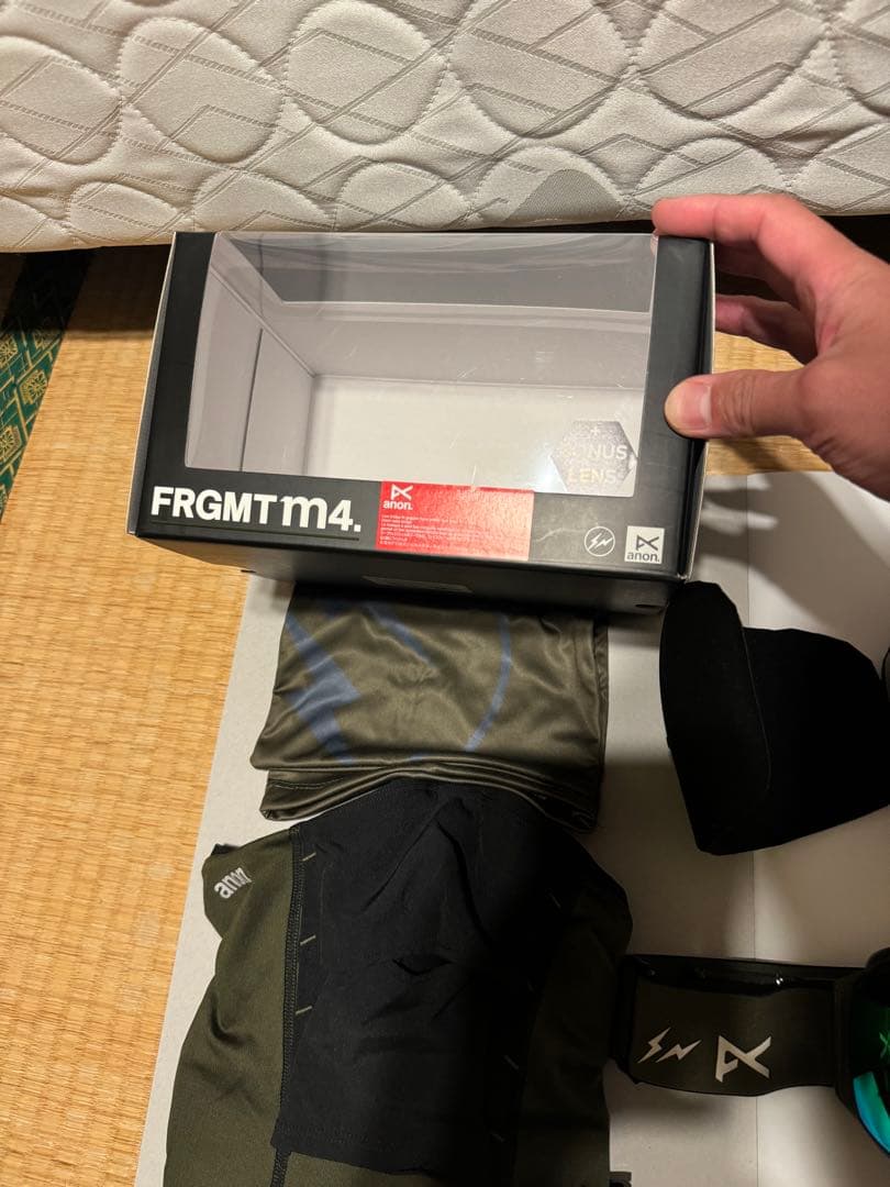 ANON M4 ゴーグル バートン　アノン　藤原ヒロシ　フラグメント