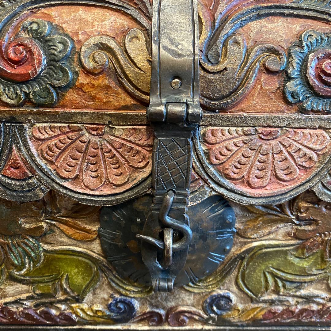 宝箱 アンティーク 収納 物入れ 西洋 箪笥