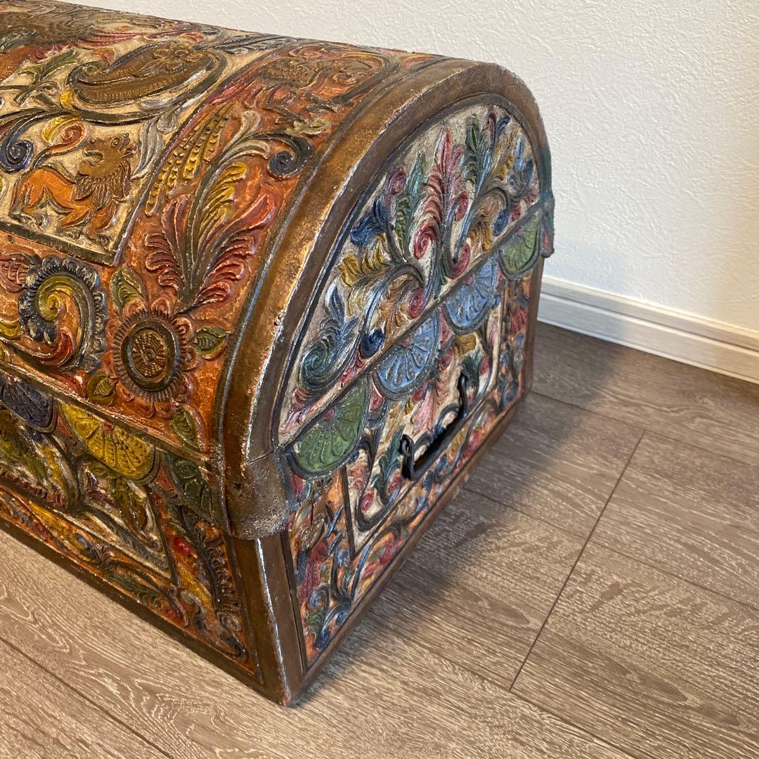 宝箱 アンティーク 収納 物入れ 西洋 箪笥