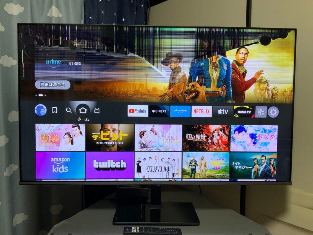 ハイセンス　55A65G 4K液晶テレビ　訳あり（液晶漏れ）