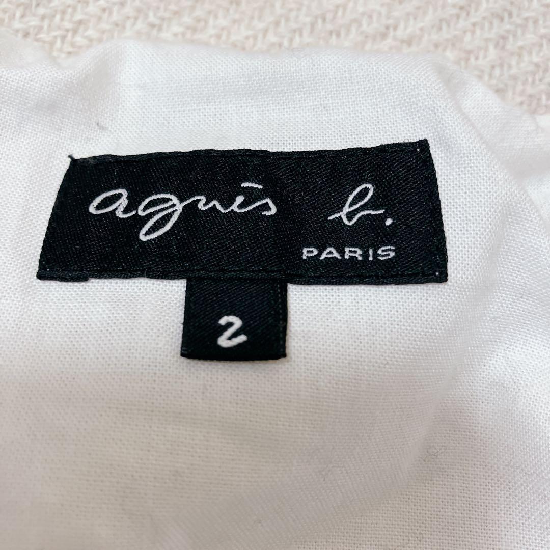 A3209【アニエスベー】希少✨ウール混合ジャケット/似顔絵モチーフ/2/M