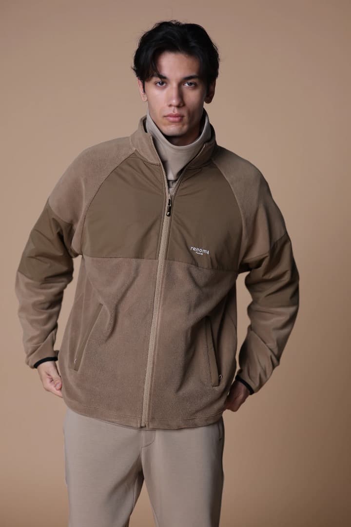 メンズウェア RENOMA GOLF BASIC SWITCHING FLEECE JK