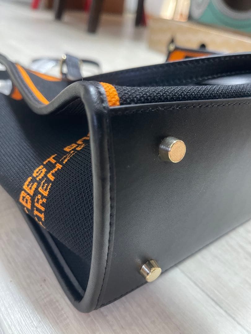 MY BEST BAG ブラックオレンジ トートバッグ