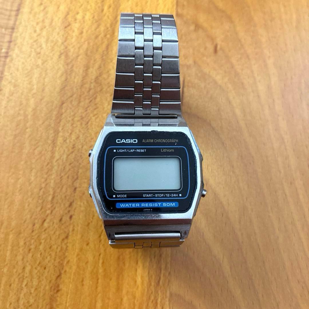 希少　カシオ　デジタルアラームクロノグラフ　「415w34ブルーバーモデル」