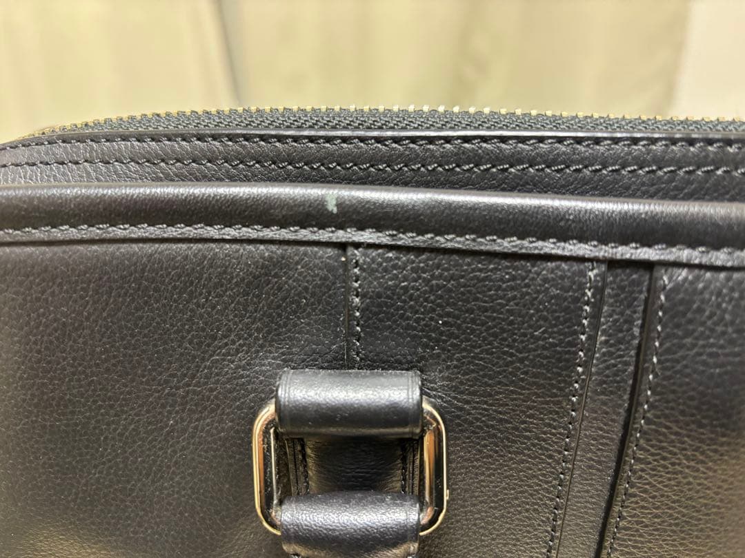 Coach レザー 2wayブリーフケース ビジネスバッグ 黒