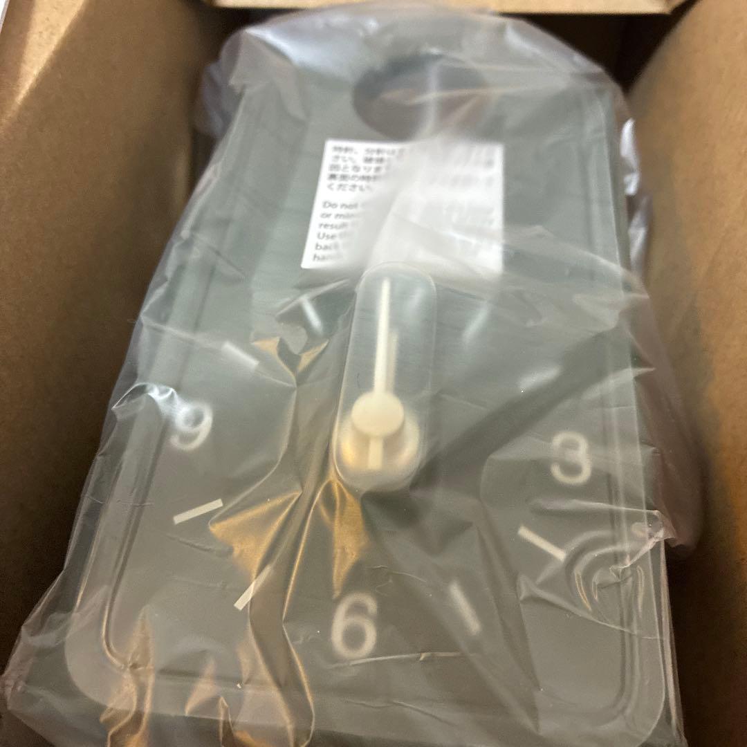 無印良品　鳩時計　グリーン色　新品未開封　一年前に購入