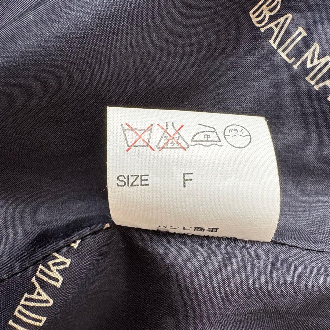 最高級✨《バルマン》カシミヤ100% フォックスファー 裏地シルク ポンチョ