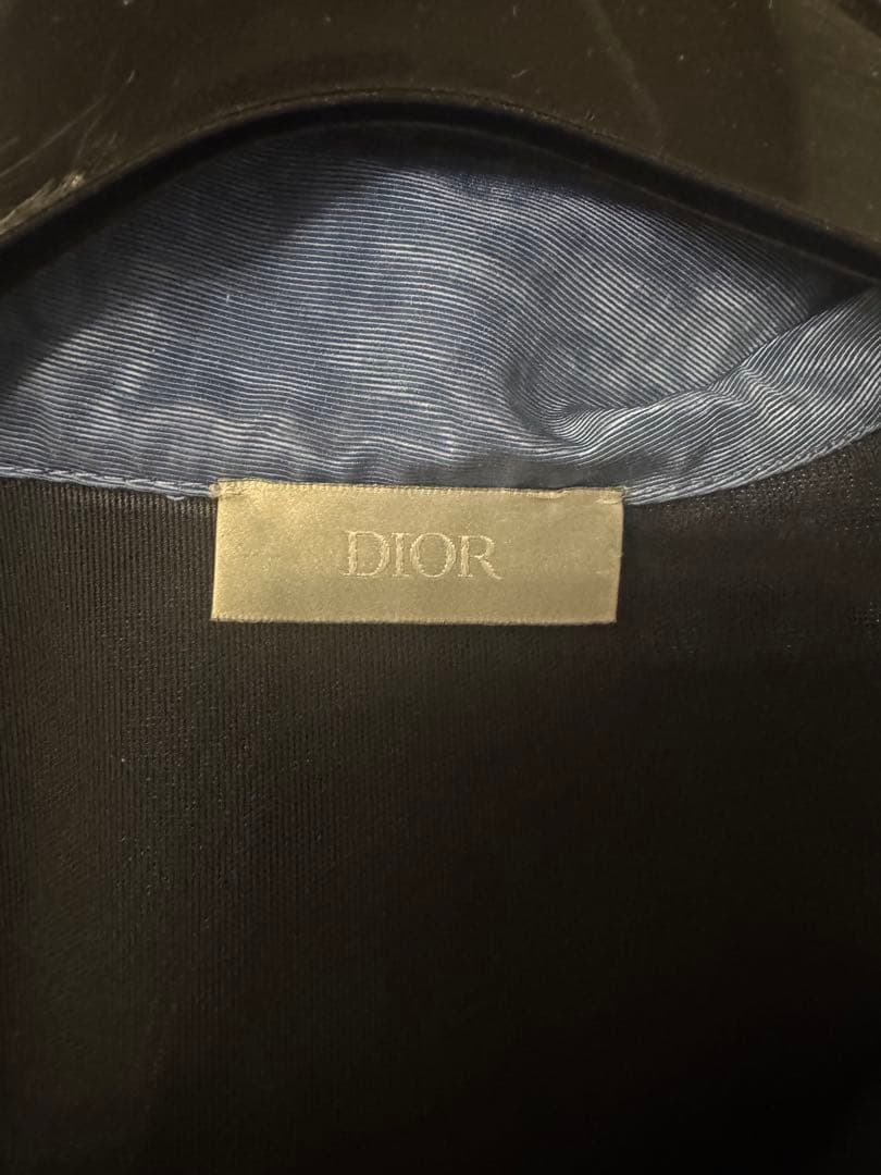 Dior ナイロンジャケット フード付き 青黒