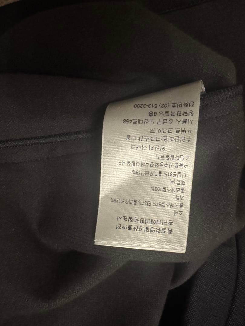 Dior ナイロンジャケット フード付き 青黒