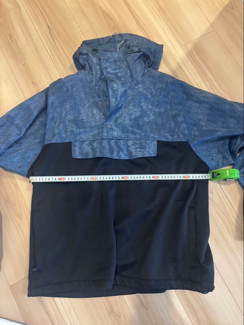 Dior ナイロンジャケット フード付き 青黒