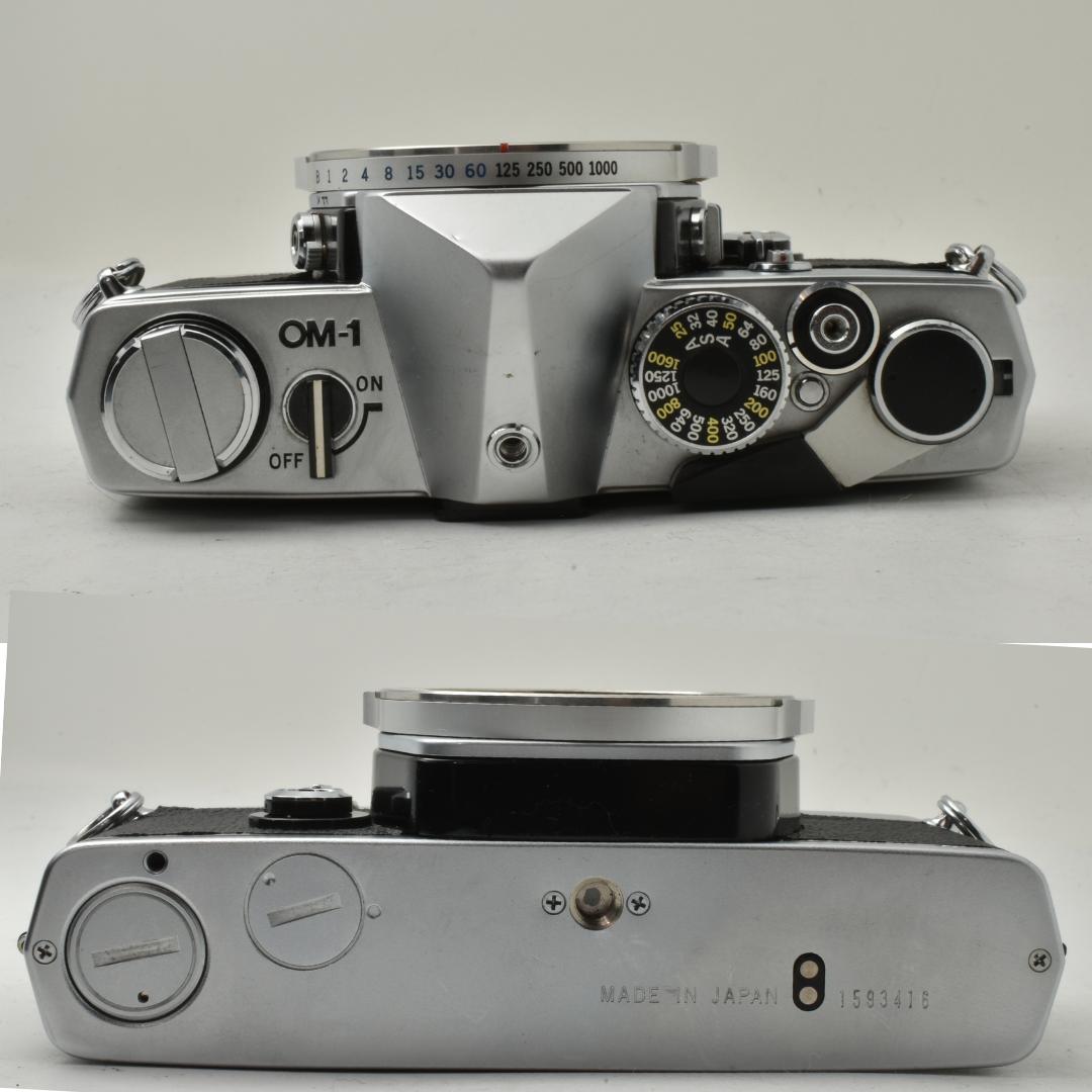 整備済 完動 Olympus OM-1 MD 50mm F1.4 露出計バッチリ