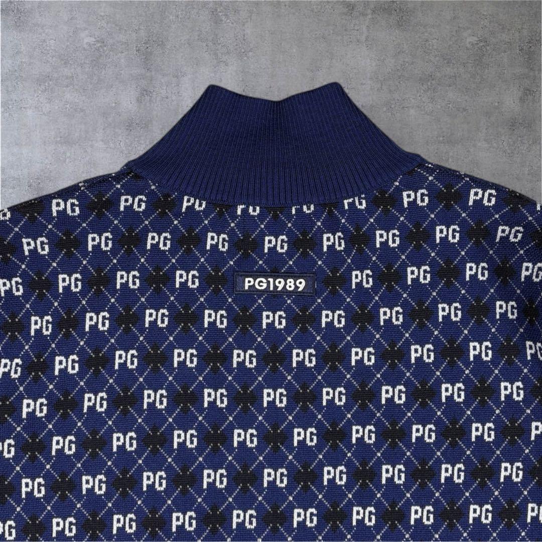 極美品 PEARLY GATES ゴルフ パーリーゲイツ ジップ ニット