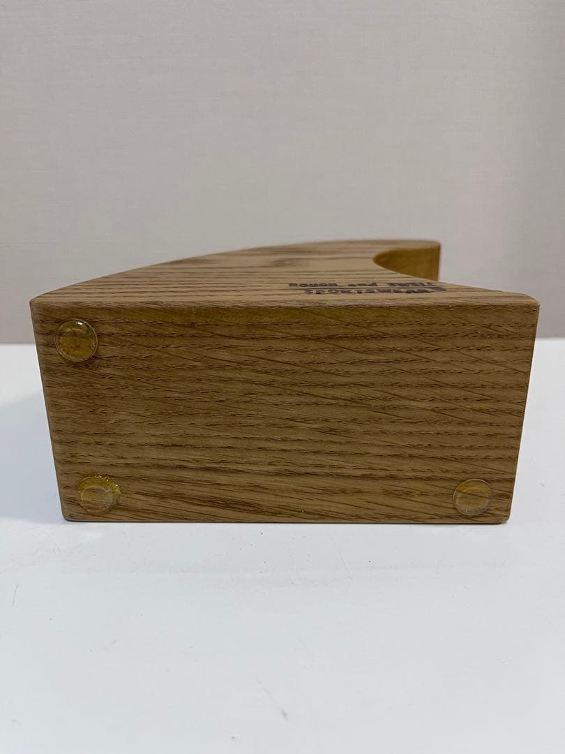 希少　ROUGH and SWELL　木製ブックエンド　サーフィン　フィン