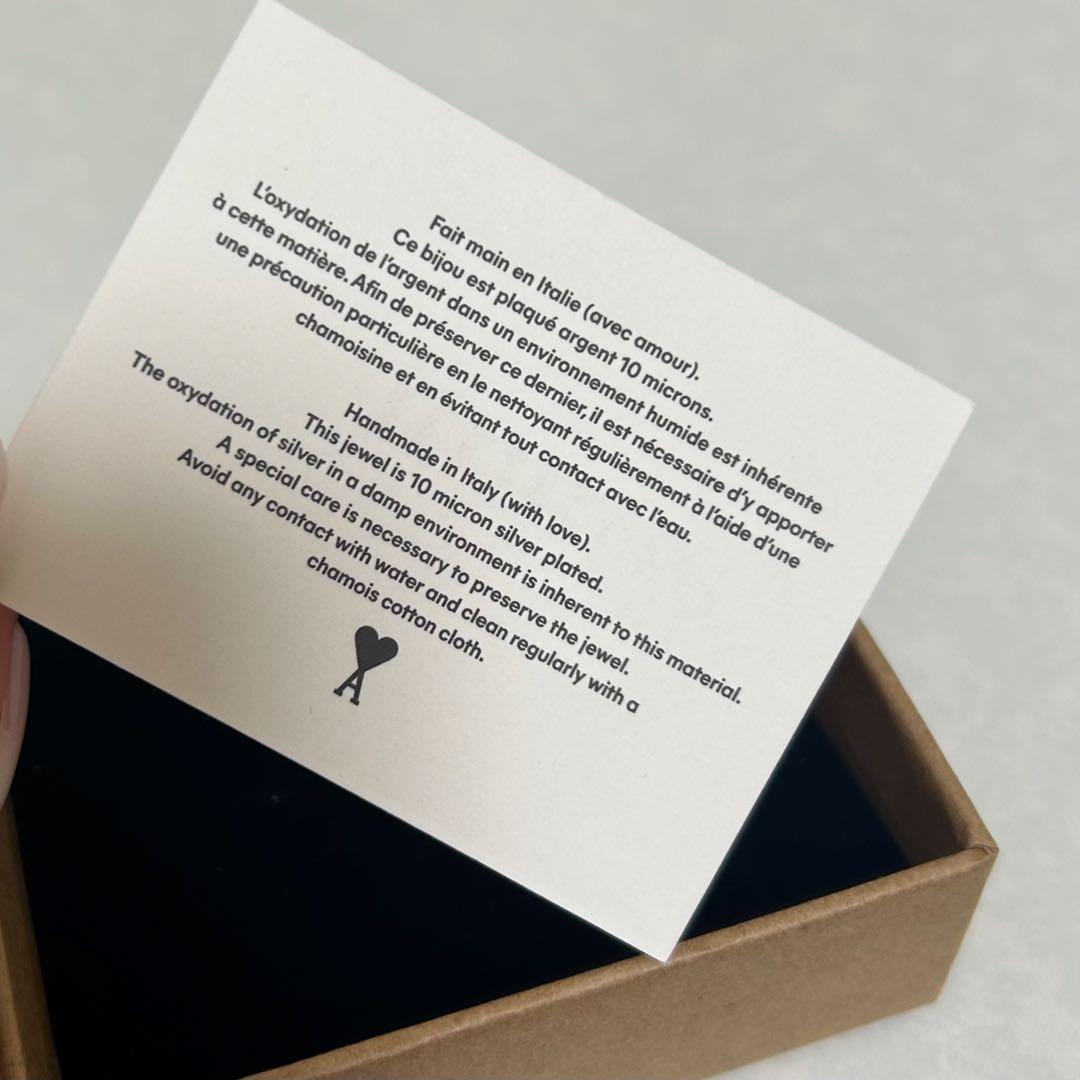 アミパリス ピアス シルバー 箱あり(箱無しの場合お値下げします)