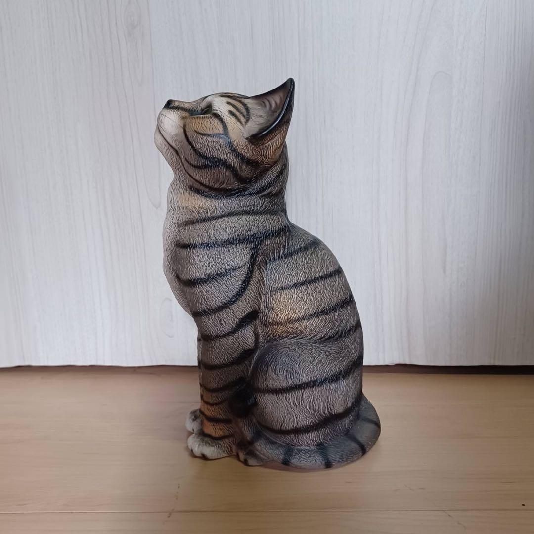 【リアルサイズ】HK Domain 陶製 ドマンの猫　美猫・美品