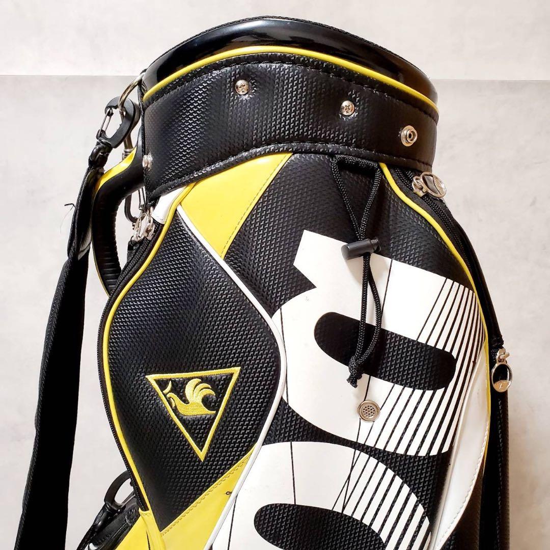 【良品】le coq sportif ゴルフバッグ キャディバッグ