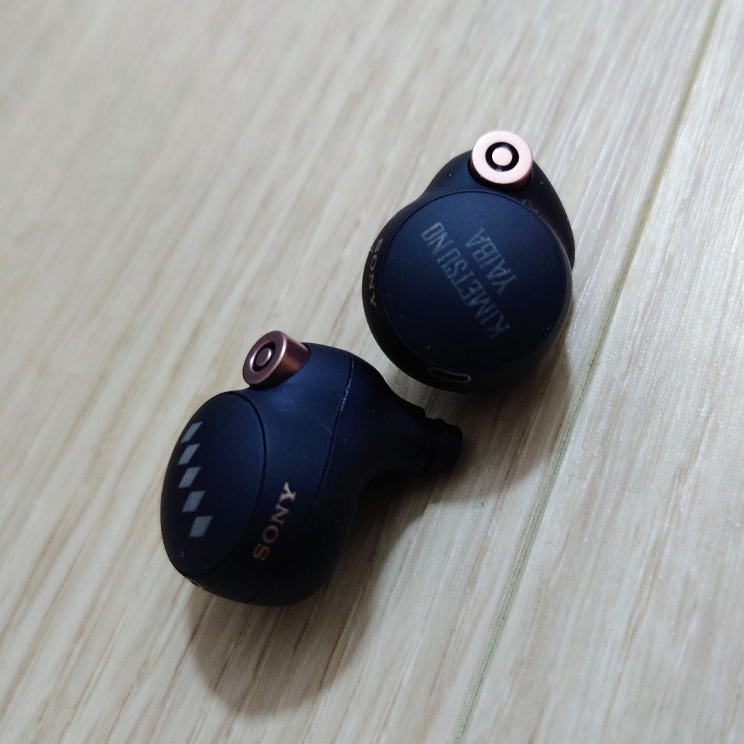 鬼滅の刃 胡蝶しのぶ WF-1000XM4 バッテリー新品交換済 ブラック