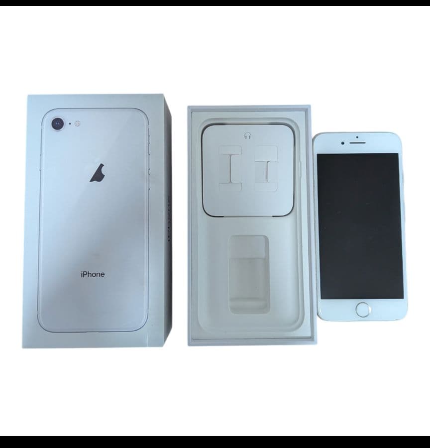 iPhone 8 256GB ホワイト 本体　バッテリー80%