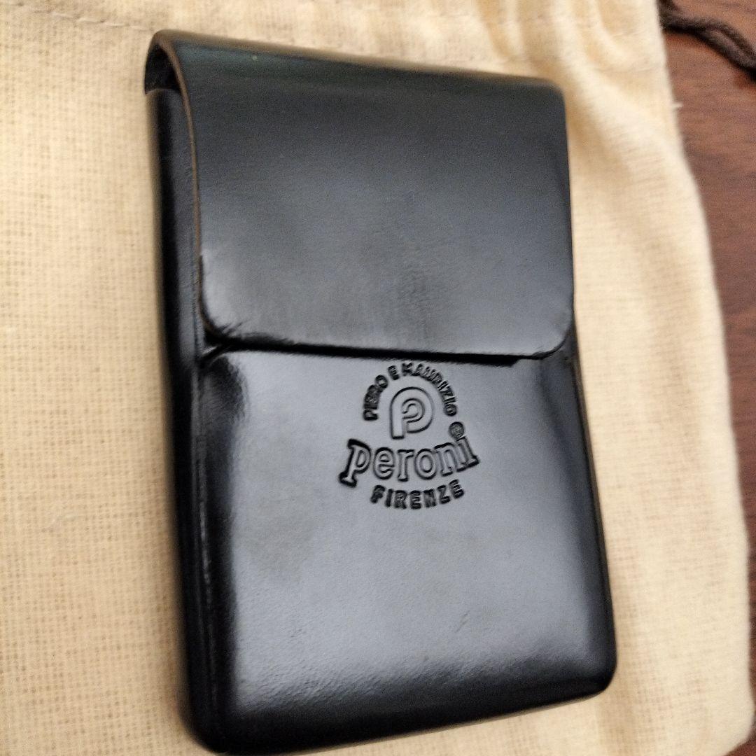【新品・未使用品】ペローニ 名刺入れ ブラック