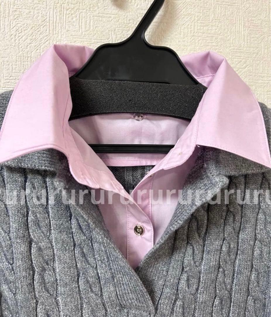 完売カラー★新品タグ付★JUSGLITTY レイヤードケーブルミニワンピース